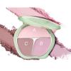 1 PC Caitang 3 Color Jade Pressed Powder Blush Matte Silky Facial Blusher Palette Cheek Color Palette with A Mirror & Beautiful Package, Giving Perfect Radiant 3D Look,13g (1, C01, Regular) view 2