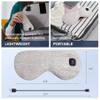 Heated Eye Mask Cordless, Warm Eye Compress for Dry Eyes Stye Blepharitis Chalazion MGD Eye Treatment, Heat Therapy to Unclog Gland, Soothe Tired and Sore Eyes (Gray) view 4