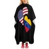 Venezuela US Flag Mini Barber Cape Professional Small Barber Apron Unisex Haircut Cape Water Resistant Salon Cape, 202403056 view 1