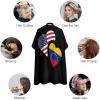 Venezuela US Flag Mini Barber Cape Professional Small Barber Apron Unisex Haircut Cape Water Resistant Salon Cape, 202403056 view 3