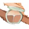 BeautyMAll 1 PC 3 Color Jade Pressed Powder Blush Matte Silky Facial Blusher Palette Cheek Color Palette with A Mirror & Beautiful Package, Giving Perfect Radiant 3D Look,13g (1, C05, Regular) view 1