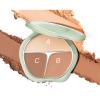 BeautyMAll 1 PC 3 Color Jade Pressed Powder Blush Matte Silky Facial Blusher Palette Cheek Color Palette with A Mirror & Beautiful Package, Giving Perfect Radiant 3D Look,13g (1, C05, Regular) view 2
