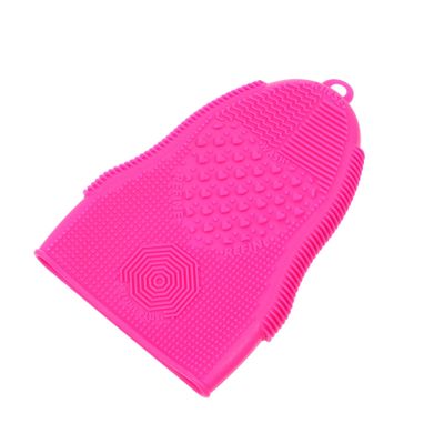 Outanaya Makeup Brush Cleaning Pad Silicone Brush Scrubbing Pad Convex Dots Deep Cleaning Simple Practical for