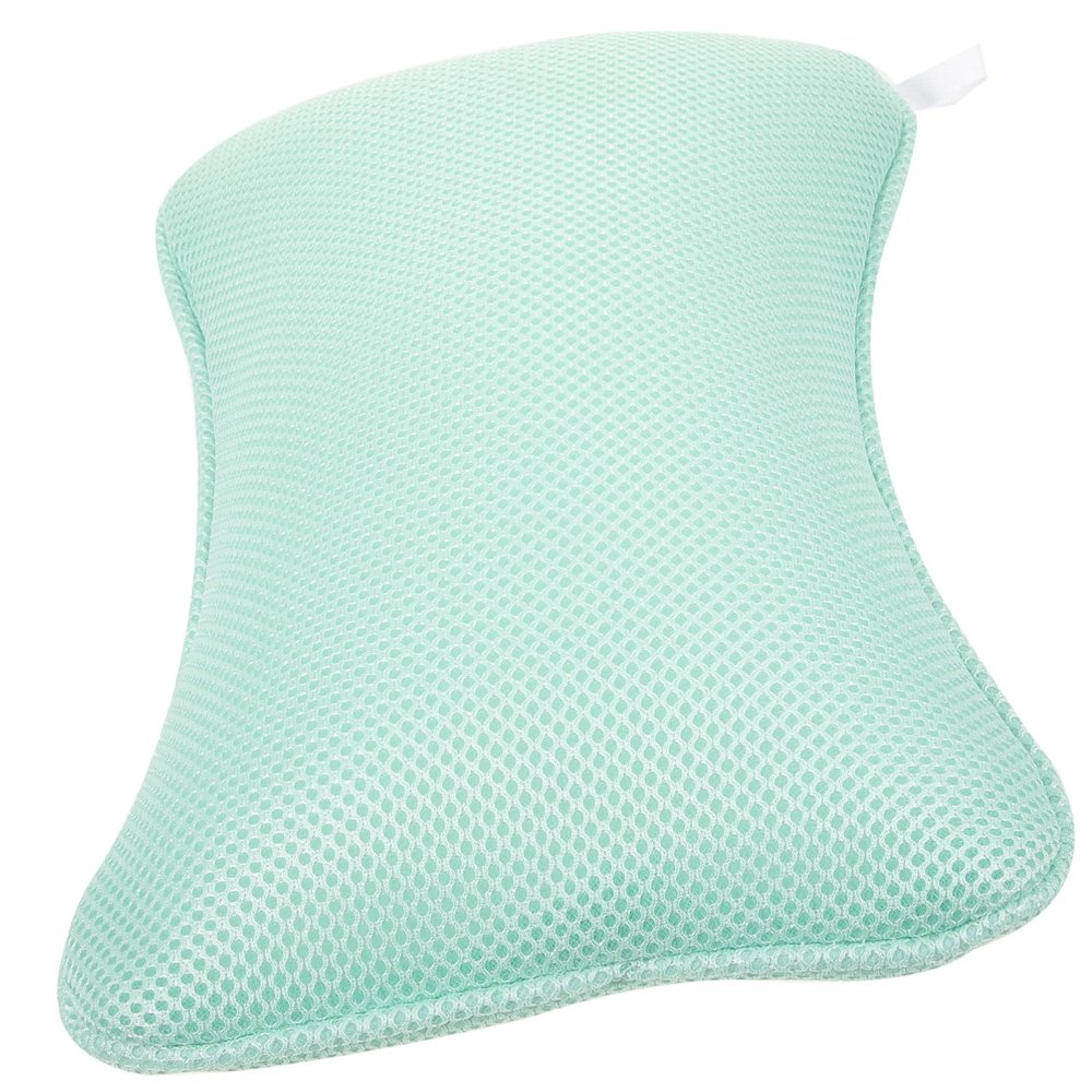 FOMIYES Shoulder & Head Rest Bath Tub Pillow - Non-Slip Tub for Bath Door Organizer Hanging Bathtub Head Bath Headrest Pillow Spa for Tub Pillow for Tub Pool 3D Sucker Neck, 29.00X19.00X9.00CM