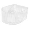 Mikinona Nail Soaking Bowl for Manicure Spa Transparent Nail Art Polish Removal Tool for Home and Salon Use for Softening Cuticles and Gel Polish Removal view 1