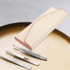 NOLITOY Portable Eyelash Tweezer Carrying Bag Travel Tweezer Case for Eyelash Extensions view 3