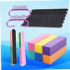 minkissy 2sets Rough Grit Fingernail Sanding Block Mini Nail Brush Polishing Buffers Sanding Stripe Manicure Tool Nail Shine Buffer view 4