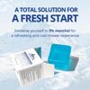 Alaskacube Cool Menthol Shower Bath Body Soap Bar Cleanser Cooling Effect Rich Foam Body Wash Shampoo Deodorant for Face and Body 3% Menthol 4.93oz Perfect For Men Women Smell Best Refreshing view 2