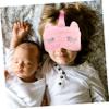 FOMIYES Pink Unicorn Eye Mask Soft Plush Fluffy Night Blindfold for Comfortable Sleep Travel Naps Lightweight No Eye Pressure Strap for All Head view 3