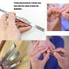 Stainless steel ingrown toenail pedicure knife set,professional foot skin scraper repair sharp blade kit for nail corn callus paronychia treatment. (1) view 2