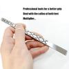Stainless steel ingrown toenail pedicure knife set,professional foot skin scraper repair sharp blade kit for nail corn callus paronychia treatment. (1) view 4