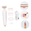 NOLITOY 2sets USB Hair Remover for Women Body Shaver Suitable for Face Legs Arms and Bikini Line Lightweight and Convenient Hair Removal Tool view 3