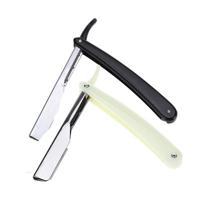 NOLITOY Men's Straight Razor Barber Edge Razor Stainless Steel Shaving Tool for Beard Short Hair