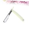 NOLITOY 6pcs Chic Vintage Straight for Men Manual Barber Shaver for Close Shaving for Home and Travel for Beard Sideburns and Design view 2