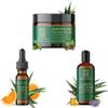 Natural Elements Botanicals Skincare Combo | 4 oz Facial Polish Scrub, 8 oz Face Wash & 1 oz Vitamin C Serum view 1