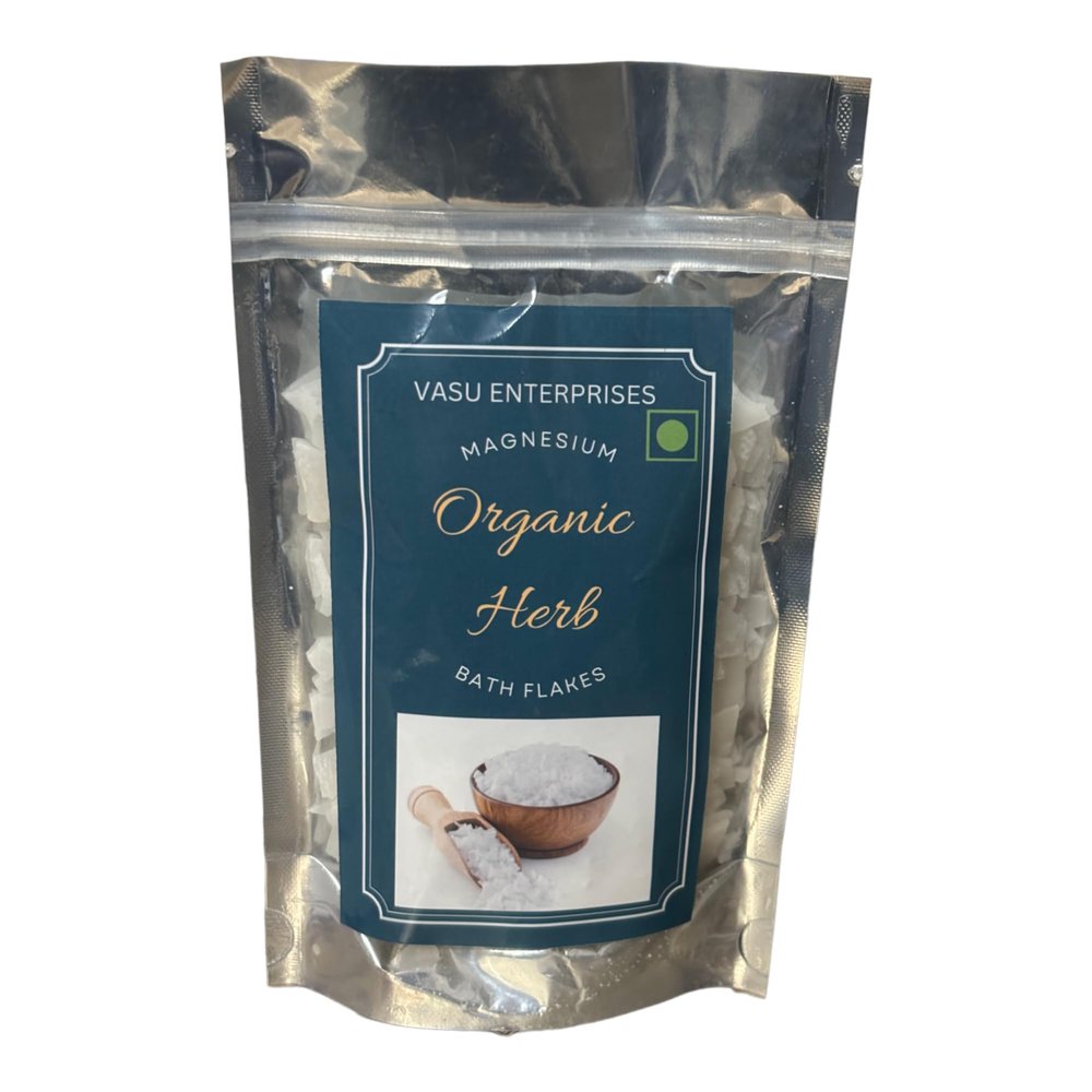 NinthAvenue Basics Magnesium Chloride Flakes for Bath, Dead Sea Salt for Soaking, Epsom Salt Alternative, 7.5 OZ, White