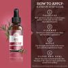 GuruNanda Natural Castor Oil Eyelash Enhance Serum with Rosemary Oil - Brush Applicator & 5 Pipettes, Helps Natural Hair Growth for Eyebrows & Beards, 2 Fl Oz view 4