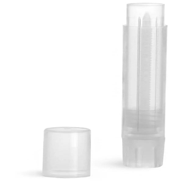 .07 oz Natural Slim Line Lip Balm Tubes w/Caps