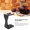 Acrylic Shaving Brush Stand Black Shaving Brush and Razors Holder Beard Grooming Brush Holder Stand for Razor and Shaving Brush Shave Accessory view 3