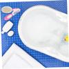 NOLITOY Comfortable Wool Bath Brush Natural Hair Cleaning and Detangling Tool Gentle Skin and Scalp Durable Handle Pink Color view 4