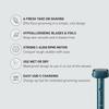 Panasonic Electric Razor for Men, Wet Dry Shaver with 3-Blade Cutting System, Ergonomic Handle and USB-C Charging- ES-RM3B-A view 2