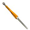 7" Acrylic Nail Pincher Pinching Tool Cuticle Pusher Stainless Steel Nail Shaping Tweezers Multi-Function Nail Art Pincher for Manicure (Yellow) view 3