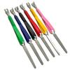 Nail Pincher Tools Cutticle Pusher for Acrylic Nails and False Nails Shaping Set of 6 - German Stainless CE view 1