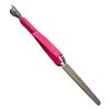 7" Acrylic Nail Pincher Pinching Tool Cuticle Pusher Stainless Steel Nail Shaping Tweezers Multi-Function Nail Art Pincher for Manicure (Pink) view 1