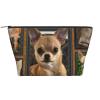 Xsovgoi Chihuahua Dog Travel Makeup Bag Organizer, Cosmetic Bags, Multi Purpose Pouch Bag view 1
