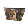 Xsovgoi Chihuahua Dog Travel Makeup Bag Organizer, Cosmetic Bags, Multi Purpose Pouch Bag view 2