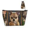 Xsovgoi Chihuahua Dog Travel Makeup Bag Organizer, Cosmetic Bags, Multi Purpose Pouch Bag view 4