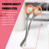 LePinko Eyebrow Trimming Scissors with Combs, Gifts For Men Women Stocking Stuffers, Black view 2