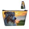 Xsovgoi Australian Shepherd Dog Travel Makeup Bag Organizer, Cosmetic Bags, Multi Purpose Pouch Bag view 4