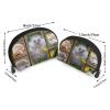 Xsovgoi Hedgehog Shell Shapes Portable Makeup Bag Multi-Function Cosmetic Bag Storage Bag 2pcs view 2