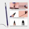 ATOMUS Eyebrow Makeup Sharpener Set - 1cm & 0.8cm Pencil Sharpener - 10pcs Eyebrow Trimmer - Brown & Black Eyebrow Pencil Set for Makeup & Microblading view 3