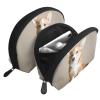 Xsovgoi Corgi Dog Shell Shapes Portable Makeup Bag Multi-Function Cosmetic Bag Storage Bag 2pcs view 3