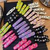 Hair Pins Rhinestone Hair Claw Clips For Women, Crystal Hair Catch Barrette Acrylic Jaw Clamp For Thick Hair, Fancy Rhinestone Claw Hair Clips, Large Bling Hair Clamps Strong Hold Hair Barrettes Hair view 2