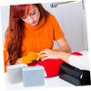Amosfun Nail Cotton Pad Storage Box 2pcs Nail Art Tools Storage Holder Pp Material Holder Dispenser Organizer view 3