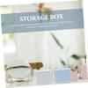 Amosfun Nail Cotton Pad Storage Box 2pcs Nail Art Tools Storage Holder Pp Material Holder Dispenser Organizer view 4