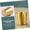 NOLITOY 2pcs Stainless Steel Shaving Bowl for Men Compact Easy to Clean Shaving Container for Daily Beard Care view 4
