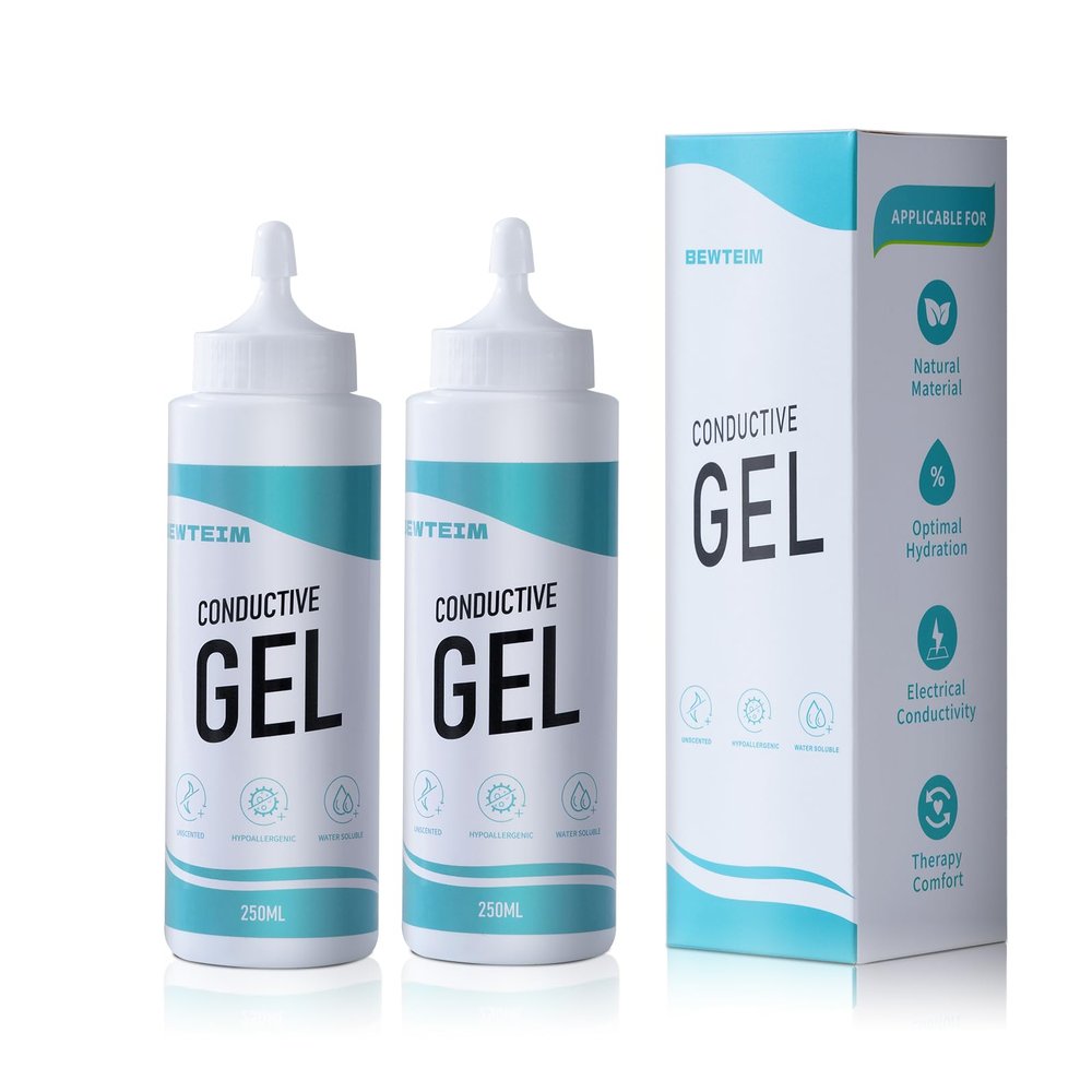 BEWTEIM Conductive Gel for Face Microcurrent Skin Soothing and Hydrating, Pack of 2