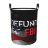 Abolish Defund The Fbi Circular Hamper Lasting Organization Bedroom Bathroom Dcor view 2