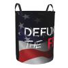 Abolish Defund The Fbi Circular Hamper Lasting Organization Bedroom Bathroom Dcor view 3
