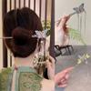 2 Pcs Metal Hairpin Hair Chopsticks Flower Hair Stick Butterfly Handmade Classic Hair Pins for Women Girls 062#03 view 1