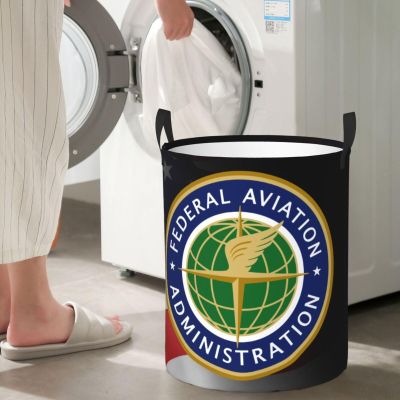 The United States Federal Aviation Administration Circular Hamper Lasting Organization Bedroom Bathroom Dcor