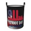 911 Patriot Day Never Forget 911 Circular Hamper Lasting Organization Bedroom Bathroom Dcor view 2