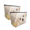 Xsovgoi Cute Maltese Puppy Travel Makeup Bag Organizer, Cosmetic Bags, Multi Purpose Pouch Bag view 3