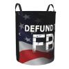 Abolish Defund The Fbi Circular Hamper Lasting Organization Bedroom Bathroom Dcor view 3