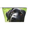 Xsovgoi Black Labrador Retriever Dog Travel Makeup Bag Organizer, Cosmetic Bags, Multi Purpose Pouch Bag view 1