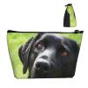 Xsovgoi Black Labrador Retriever Dog Travel Makeup Bag Organizer, Cosmetic Bags, Multi Purpose Pouch Bag view 4